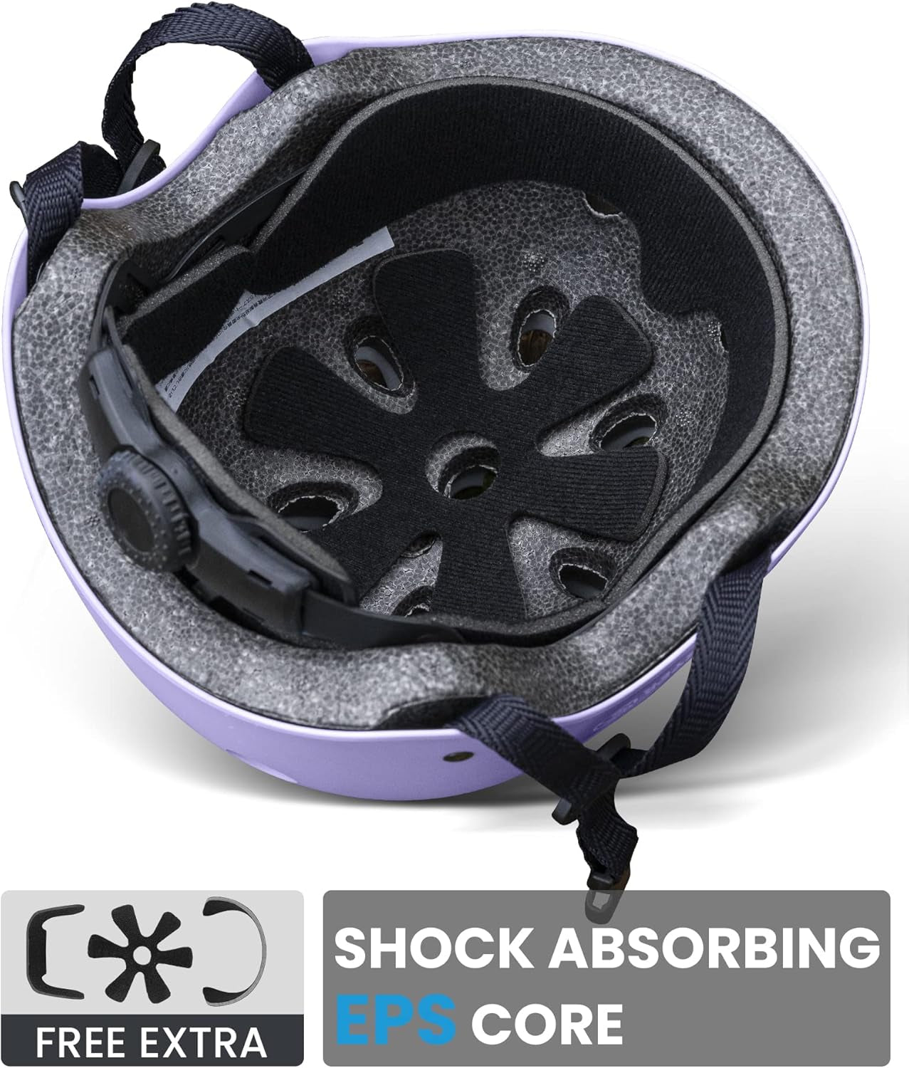 Kids Skateboard Cycling Helmet-Certified Adjustable Multi-Sports Helmet with Removable Liners for Skateboarding Skating Scooter