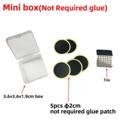 Brand New Bike Bicycle Flat Tire Repair Kit Tool Set Kit Patch Rubber Portable Fetal Best Quality Cycling Free Shipping