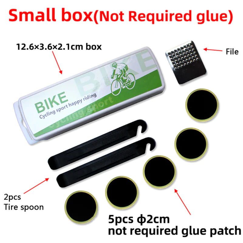 Brand New Bike Bicycle Flat Tire Repair Kit Tool Set Kit Patch Rubber Portable Fetal Best Quality Cycling Free Shipping